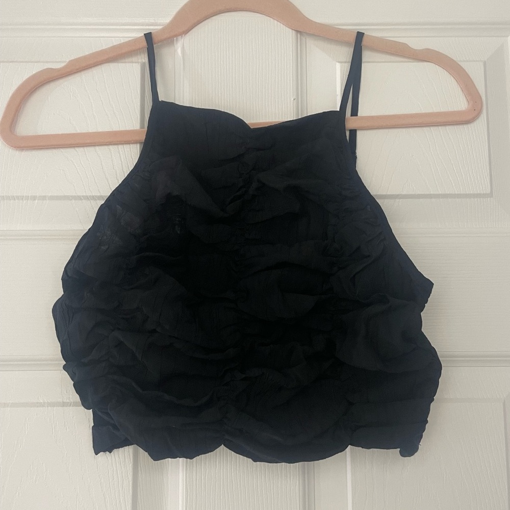 H&M Ruched Crop Top